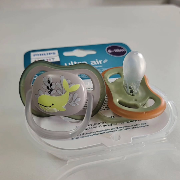 پستانک اونت avent طرح لاکپشت و دلفین سایز2
