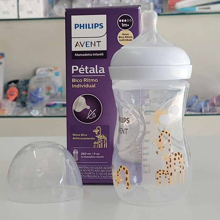 شیشه شیر ۲۶۰میل طرح دار طلقی اونت philips avent