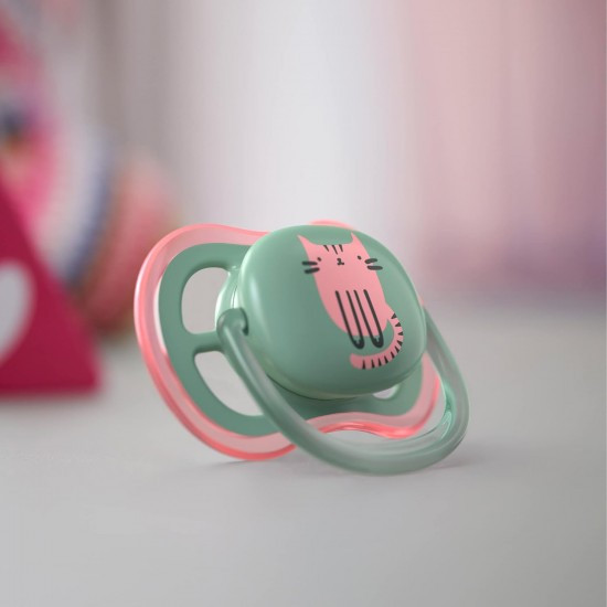 پستانک 6 تا 18 ماه طرح گربه و کوالا فیلیپس اونت PHILIPS AVENT