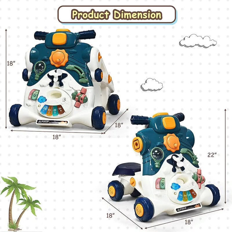 واکر موزیکال سه کاره Fun Trolley
