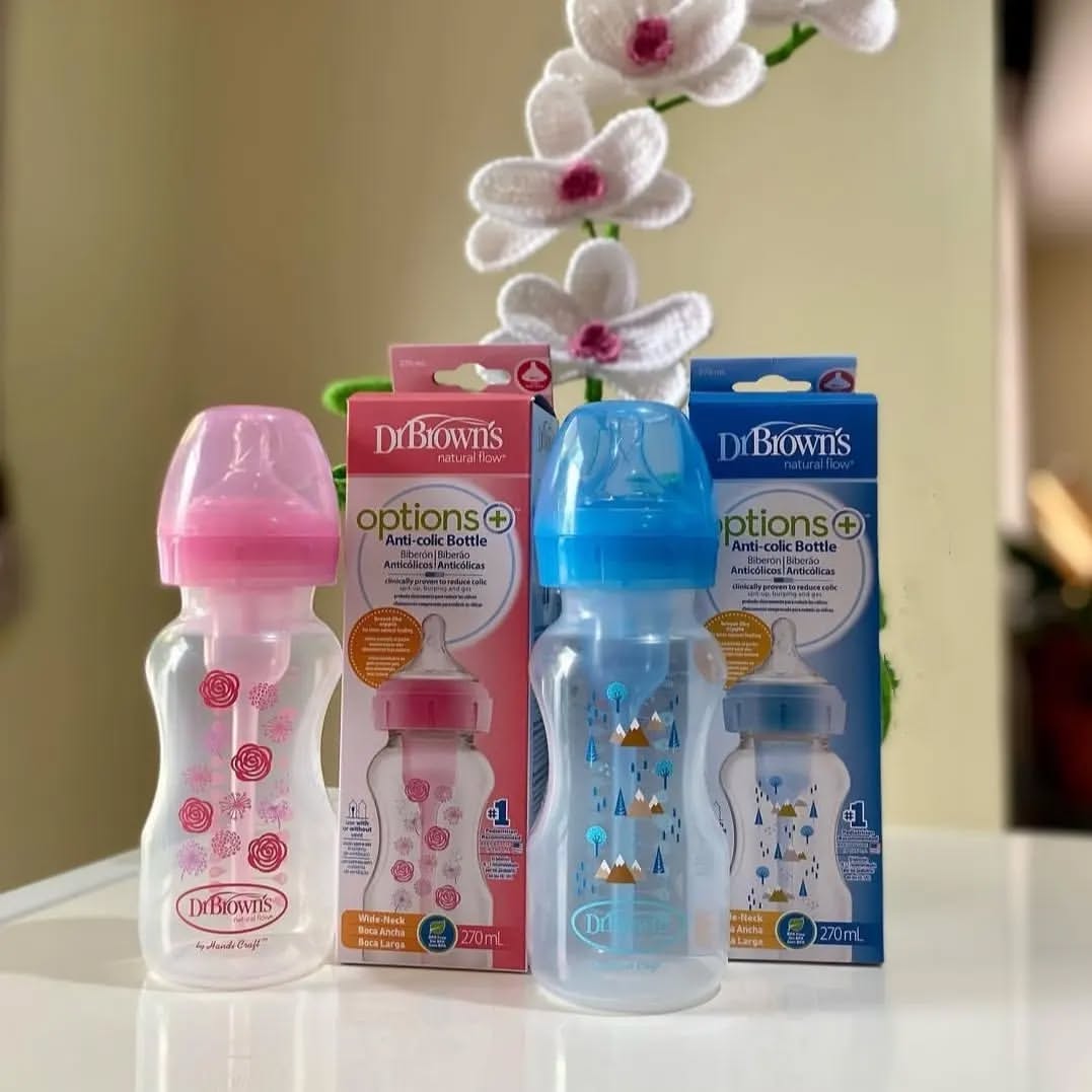 شیشه شیر آپشن پلاس Wide Neck دکتر براون Dr Brown’s