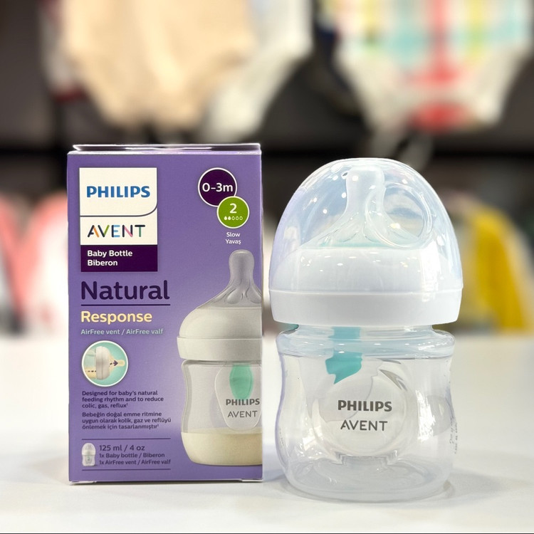 شیشه شیر اونت طلقی نچرال ۱۲۵ میلی لیتر فیلیپس PHILIPS AVENT سری Response